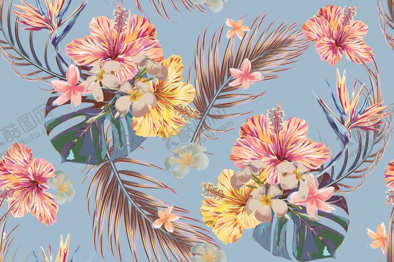 编号：72566110110043005795【酷图网】源文件下载-手绘花