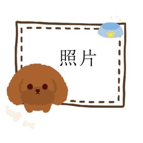 小狗照片框