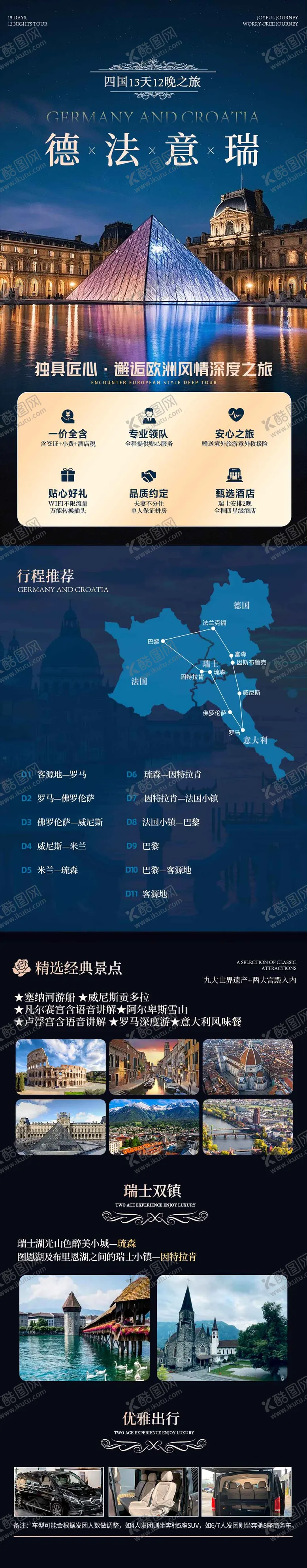 编号：86103004280142386890【酷图网】源文件下载-德法意瑞旅游详情长图