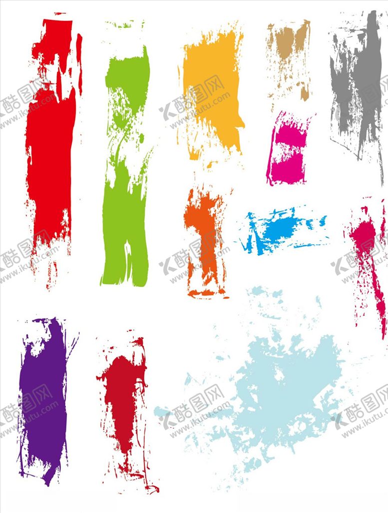 编号：71775609282120083444【酷图网】源文件下载-水彩笔触