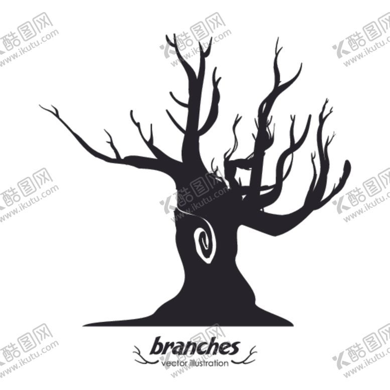 编号：26588009140956118381【酷图网】源文件下载-树木剪影