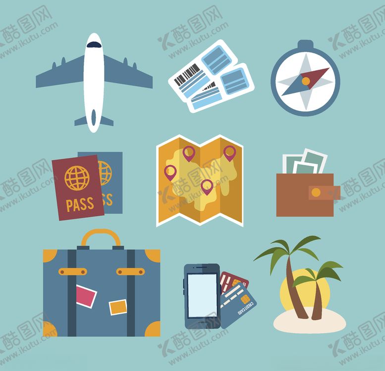编号：75333207091234524777【酷图网】源文件下载-旅行元素