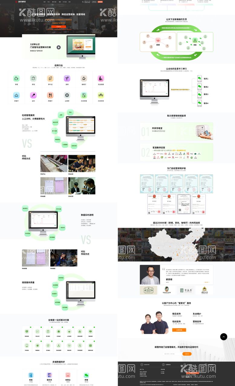 编号：23328511200927266404【酷图网】源文件下载-智慧门店管理系统介绍网页设计