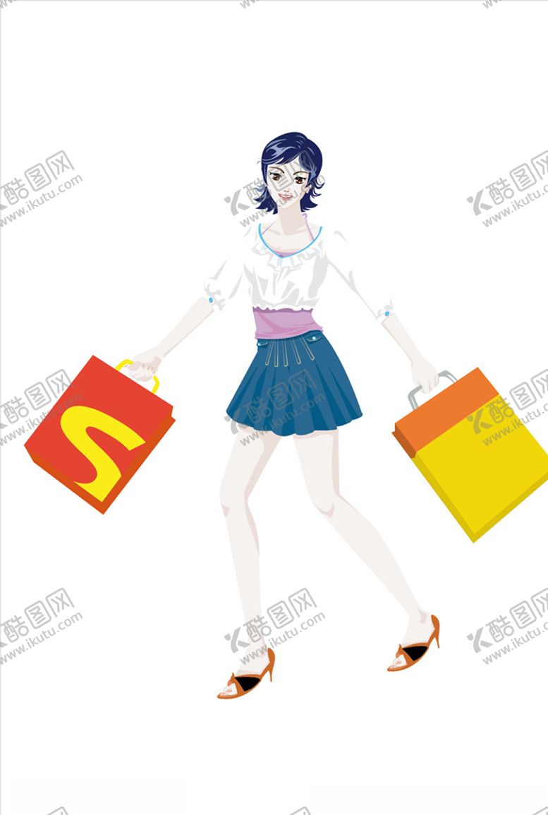 编号：47649110280854545007【酷图网】源文件下载-卡通女人