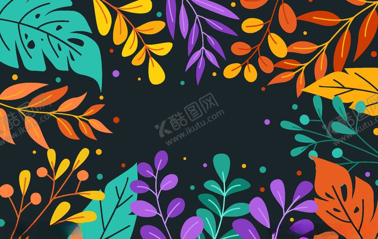 编号：94523907130339312994【酷图网】源文件下载-叶子背景