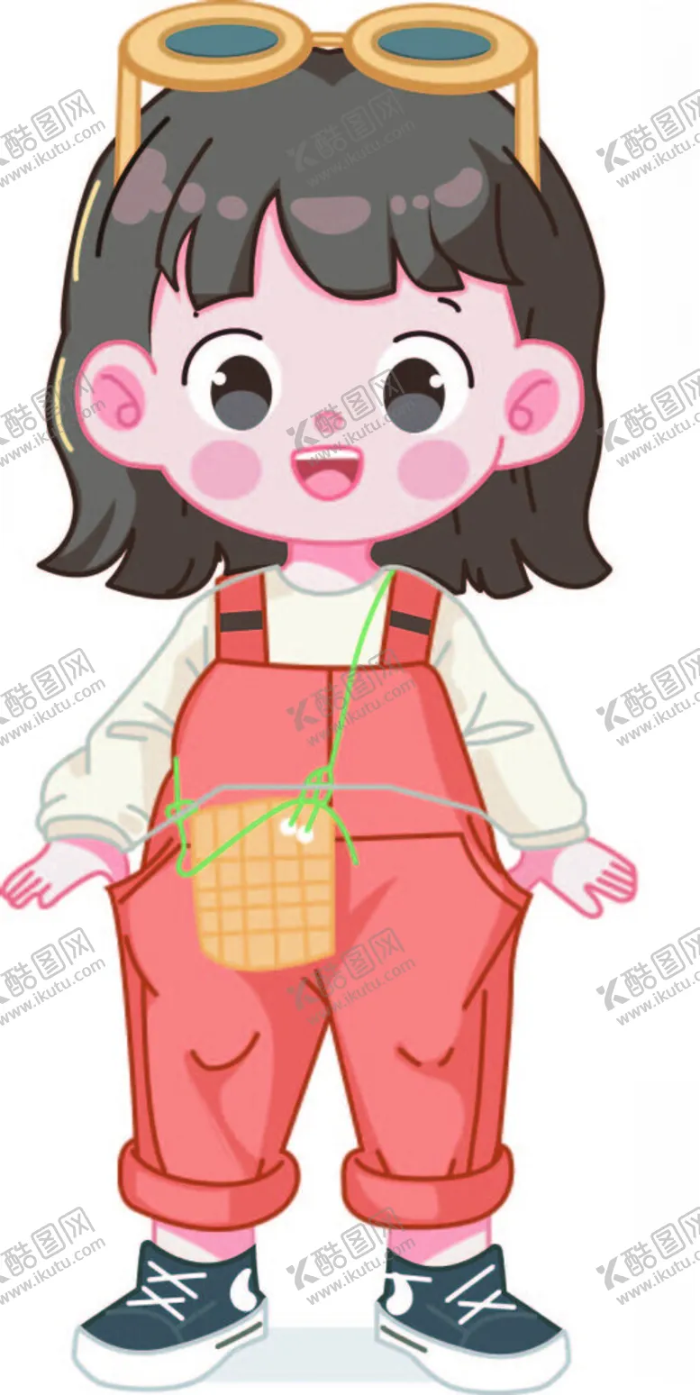 编号：76363001290820176481【酷图网】源文件下载-卡通可爱女孩