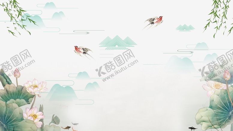 编号：19856009181622299635【酷图网】源文件下载-荷花背景