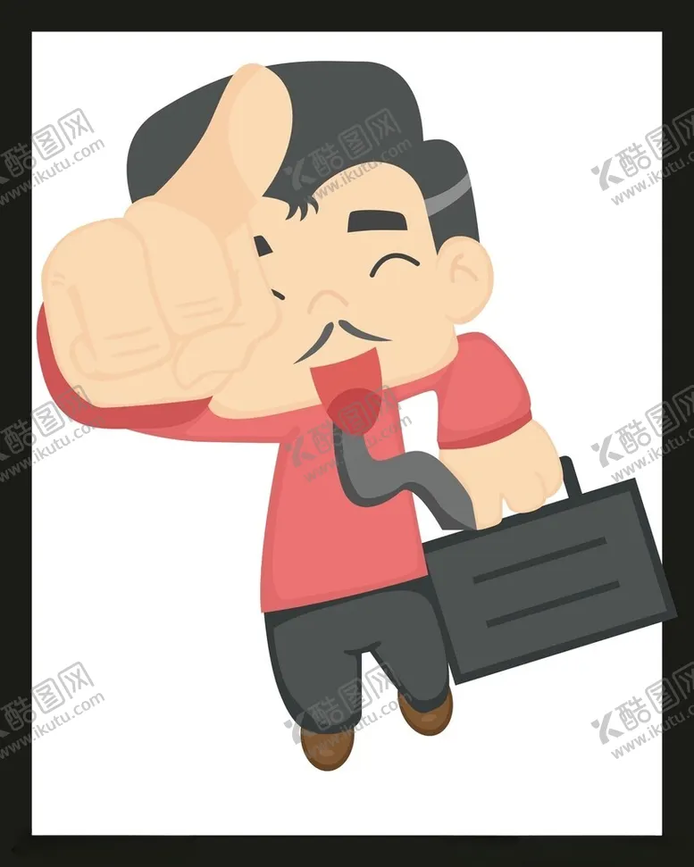 编号：84076101140419462064【酷图网】源文件下载-手绘商务人物