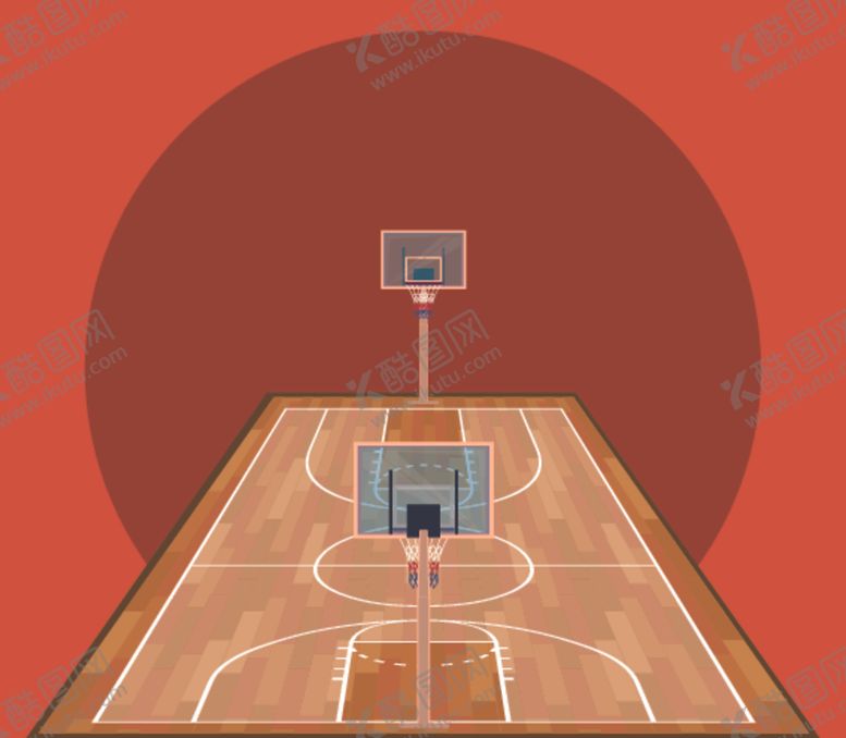 编号：16505110050121547306【酷图网】源文件下载-篮球元素主题插画