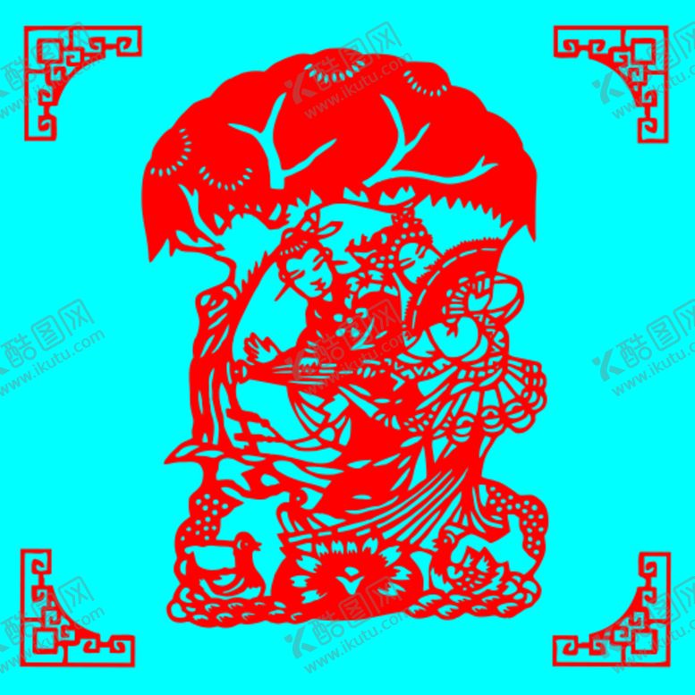 编号：20223610171124544608【酷图网】源文件下载-路遇剪纸