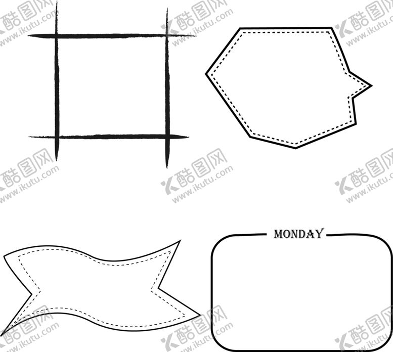 编号：60663509201152496638【酷图网】源文件下载-卡通边框