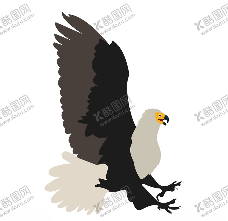 编号：29340806262301203179【酷图网】源文件下载-矢量卡通老鹰