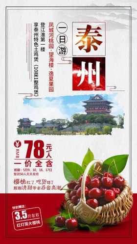 泰州旅游海报