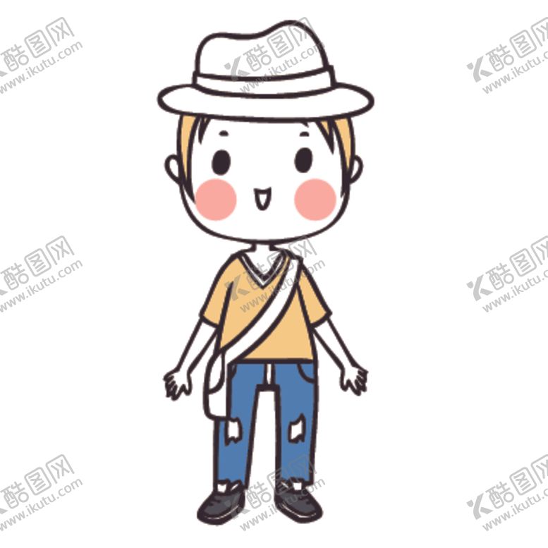 编号：82957210231323111003【酷图网】源文件下载-可爱人物形象插画