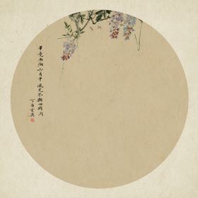 中国风工笔画背景