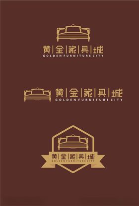 黄金家具城logo品牌居LOGO