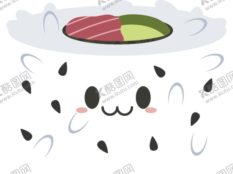 编号：98730109291832094258【酷图网】源文件下载-卡哇伊美食