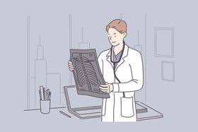 简约人物生活形象插画