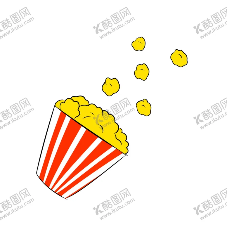 编号：51246506251343489840【酷图网】源文件下载-爆米花手绘插画