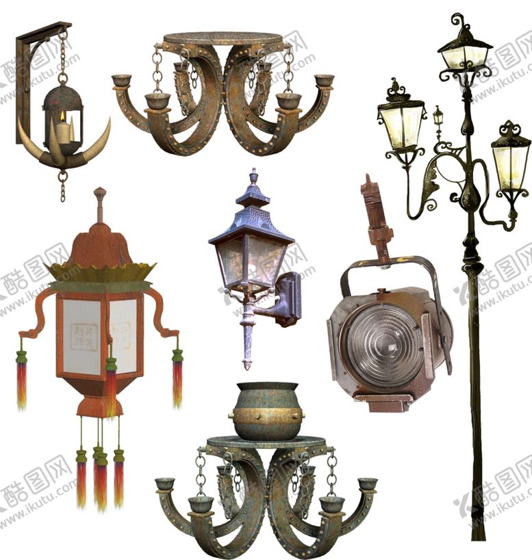 编号：35280810021806434428【酷图网】源文件下载-路灯元素