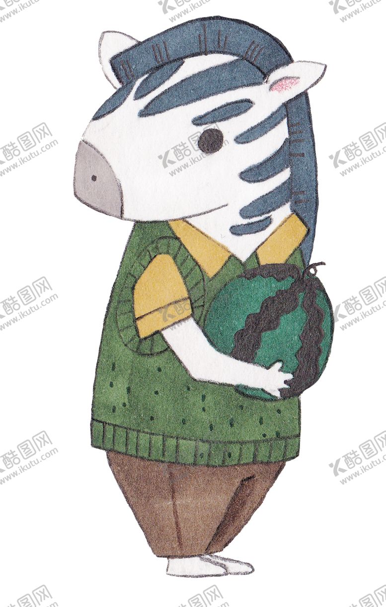 编号：20469409190653417003【酷图网】源文件下载-卡通斑马