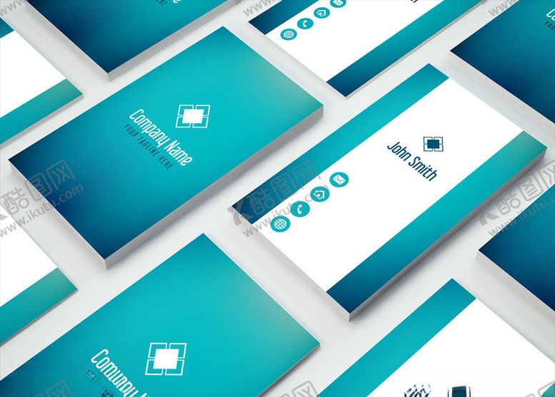 编号：36625609222228043304【酷图网】源文件下载-矢量名片模板