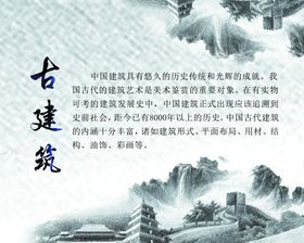 中国传统文化学校走廊挂画