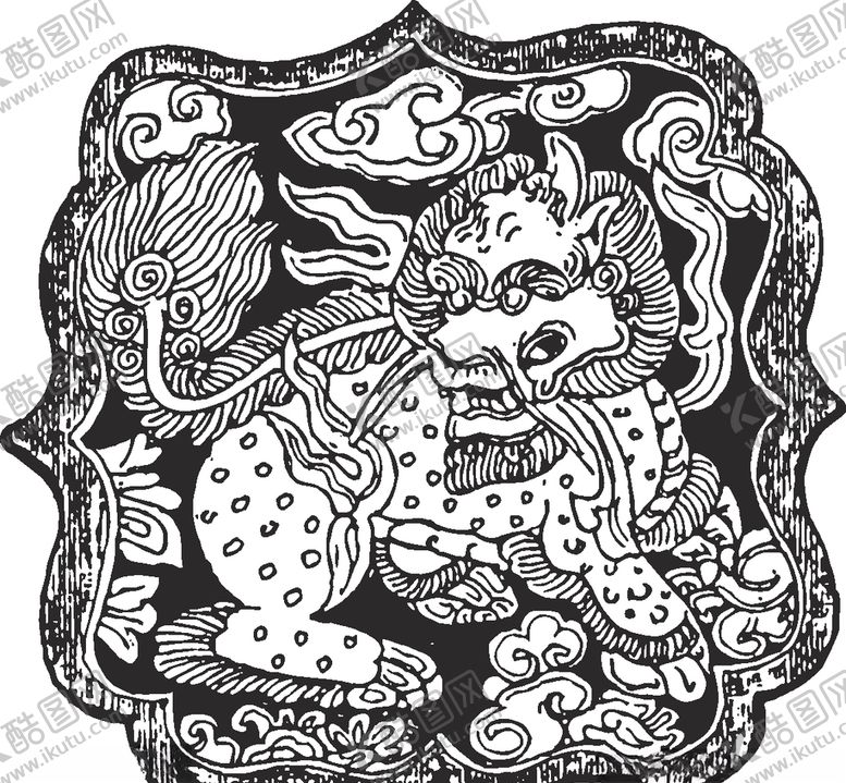 编号：24060706171434079134【酷图网】源文件下载-镂空花图案