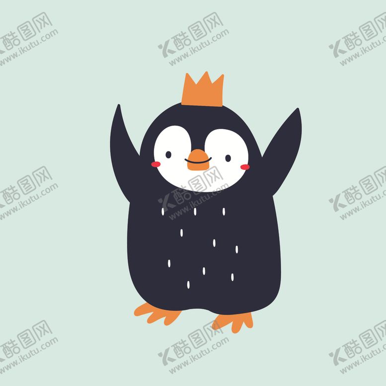 编号：96360610261238253445【酷图网】源文件下载-可爱企鹅