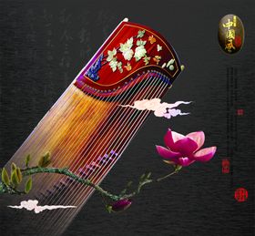 古筝高档古风创意宣传文案海报