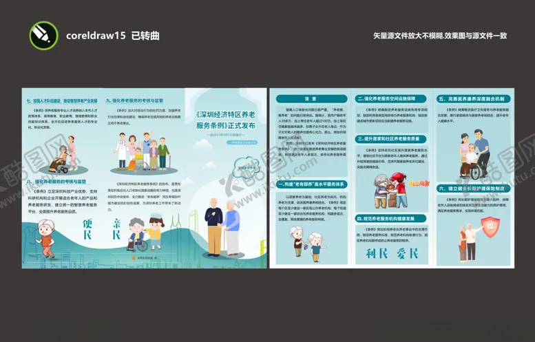 编号：39483502262144426827【酷图网】源文件下载-社区三折页