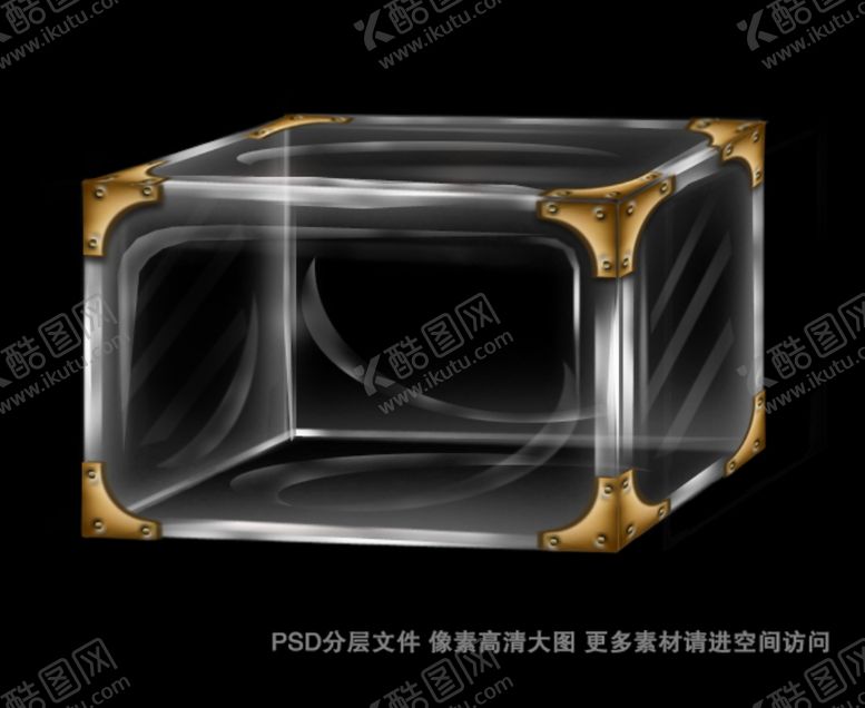 编号：71062505020726449808【酷图网】源文件下载-透明玻璃盒子