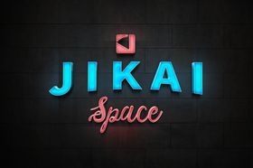 霓虹特效抖音风logo字体样机