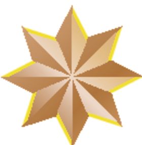 金色五星