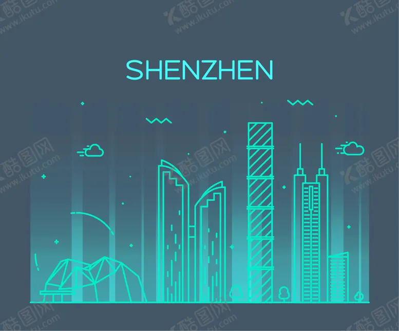 编号：90175309161826168041【酷图网】源文件下载-深圳地标