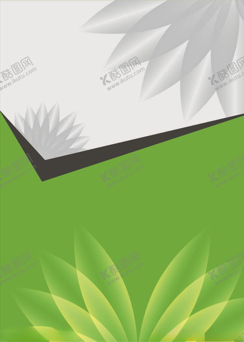 编号：88992710140618536290【酷图网】源文件下载-绿色花纹背景海报