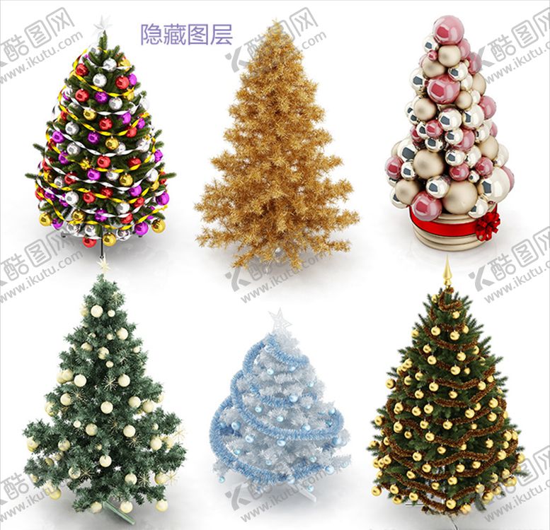 编号：46550407140949135509【酷图网】源文件下载-3D圣诞树