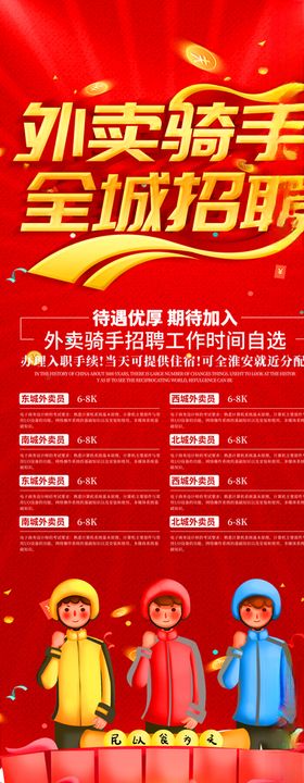 外卖招聘骑手