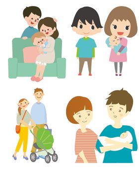 父母与婴儿