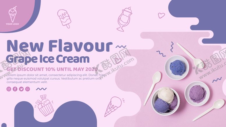 编号：85132009222208009902【酷图网】源文件下载-冰淇淋海报