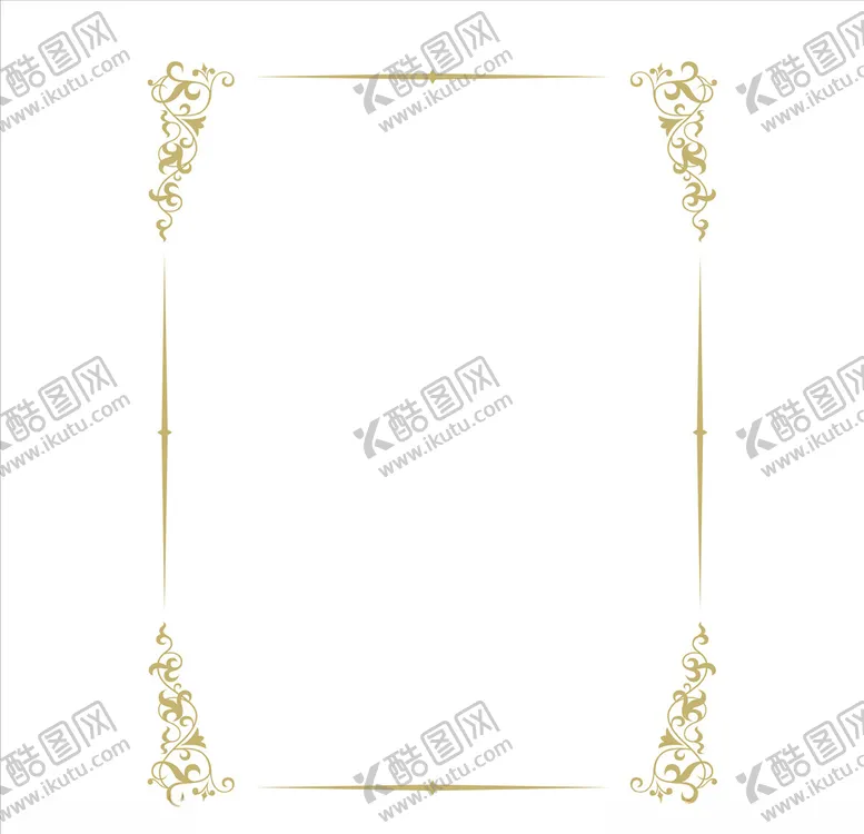 编号：44414006270305441814【酷图网】源文件下载-欧式边框花纹边框