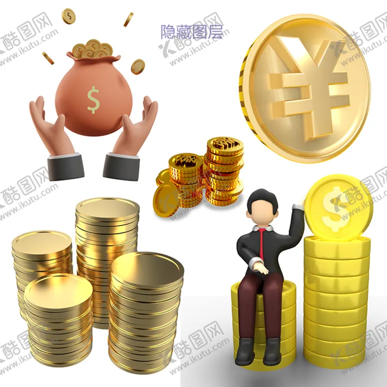 编号：93264809171732024235【酷图网】源文件下载-金币素材