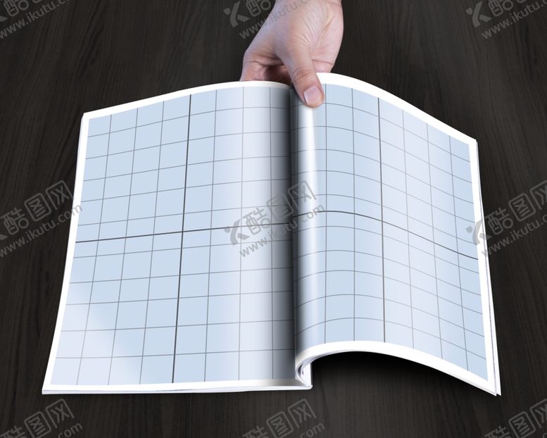编号：77366810140405404577【酷图网】源文件下载-翻页笔记本样机