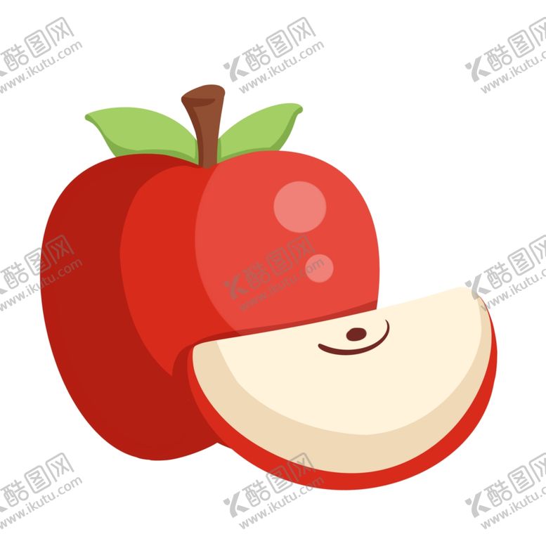 编号：74415004200446223584【酷图网】源文件下载-卡通水果苹果