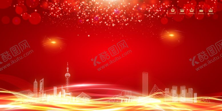 编号：46736506261235212999【酷图网】源文件下载-红色大气背景
