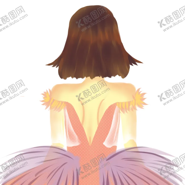 编号：28051104170156345830【酷图网】源文件下载-彩绘人物背影