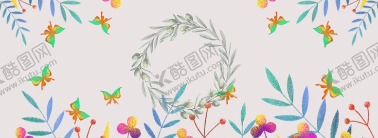 编号：66152203310545364012【酷图网】源文件下载-森系植物清新背景