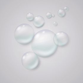 浪漫色彩肥皂泡气泡png