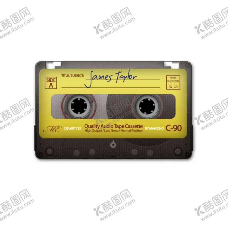 编号：55527609090518148627【酷图网】源文件下载-逼真真实细节老式磁带