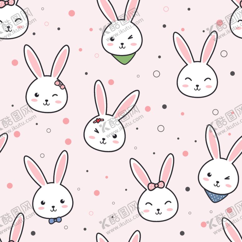 编号：78909109232018182398【酷图网】源文件下载-小清新卡通图案背景